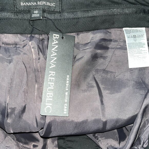 Banana Republic Floral Wide-Leg Trousers - Gold and White - Picture 12 of 16